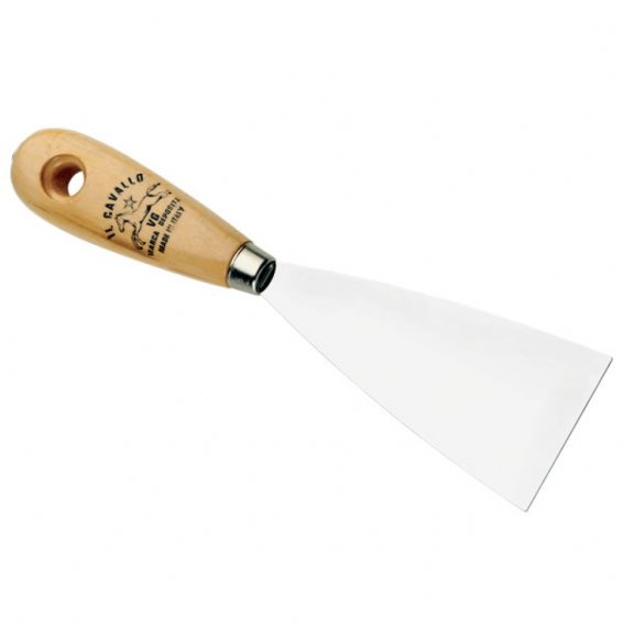 SPATOLA CROMATA MANICO LEGNO MM.100 B08WYND83C