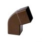 GRONDA PVC COLOR TESTA DI MORO D.100 QUADRA - CURVA 87 B08LT8BZCZ