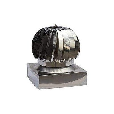 Cappello eolico inox base quadra 40x40 b093lnwql3 b093lnwql3