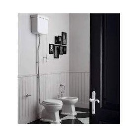 CASSETTA WC ALTA LONDRA CON COPERCHIO 43X19X40 BIANCO CASSETTA WC ALTA LONDRA CON COPERCHIO 43X19X40 BIANCO