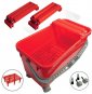 VASCHETTA LAVAGGIO PIASTRELLISTA - KIT 3 RULLI (2 RUOTE 2 PIEDI) B08LQYP