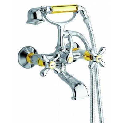 DIVA S GRUPPO VASCA ESTERNO CONDUPLEX CROMO/ORO B08XBB6W1Y