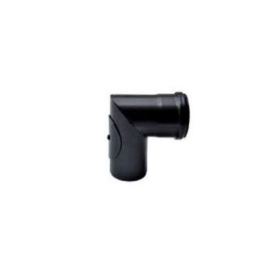 ACCIAIO NERO 12/10 D.80CURVA 90 2 SETTORI C/ISPEZIONE