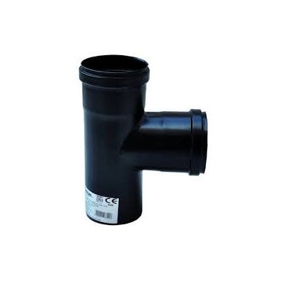 Acciaio nero 12/10 d.80raccordo t 90 ffm