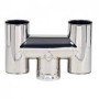 INOX MONO PARETE AISI 316CAPPELLO AD H D.140