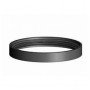 Inox mono parete aisi 316guarnizione nera d.300