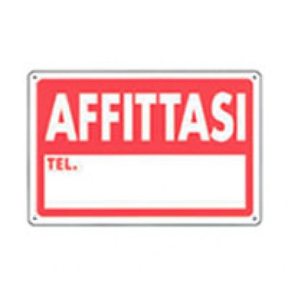 CARTELLO AFFITTASI 20X30 B08LQZVCYJ