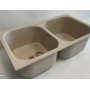 LAVELLO VARIANT ANGOLARE CM.82,5 2 VASCHE ANTRACITE