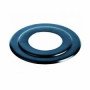 Rosone coprimuro d.235 grande inox nero d.080