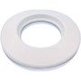 Rosone in silicone/gomma per inox bianco d.080