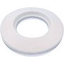 Rosone in silicone/gomma per inox bianco d.080