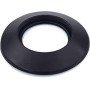 Rosone in silicone/gomma per inox nero d.080 b08wyrn459