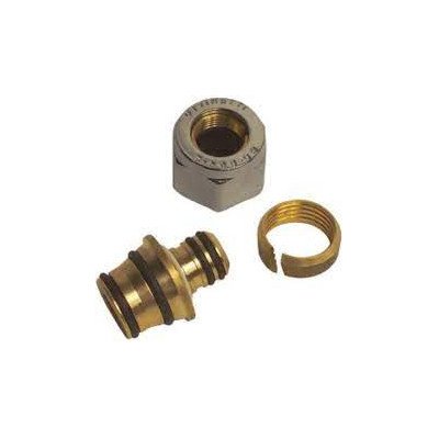 RACCORDO CROMATO PER VALVOLA DETENTORE D.16 X 1/2   B08WYGJHHW