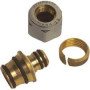 RACCORDO CROMATO PER VALVOLA DETENTORE D.16 X 1/2   B08WYGJHHW