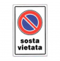 CARTELLO SOSTA VIETATA 20X30