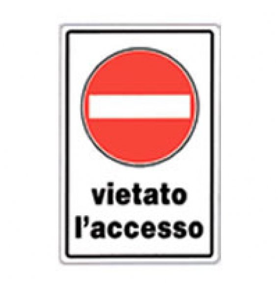 CARTELLO VIETATO L ACCESSO 20X30 B08LR3CL1P