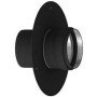 ROSONE CON ELEMENTO DRITTO ALLUMINIO NERO OPACO M/F 100 B01KA7CGK4