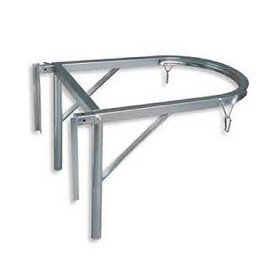 SUPPORTO TRAMOGGIA ZINCATO P/TUBO SCARICO MACERIE SUPPORTO TRAMOGGIA ZINCATO P/TUBO SCARICO MACERIE