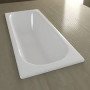VASCA ACCIAIO 160 BIANCO B07RVMKZGM