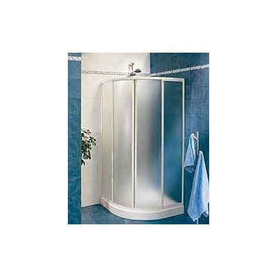 BOX DOCCIA MONTEBIANCO MB/8 SEMICIRCOLARE BIANCO + ACRILICO 88/90 B07SNF