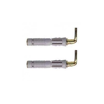 Fissa scaldabagni con tassello d.10 x 95 pz.2