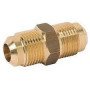 GIUNTO IN OTTONE PER CONDIZIONATORE M/M. 3/8  -3/8  