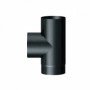 Raccordo t 90 con tappo scaricocondensa nero pesante 100 b07r1pdk3n
