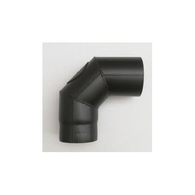 SERIE ARREDO 20/10 NEROCURVA A 90 CON ISPEZIONE D.150