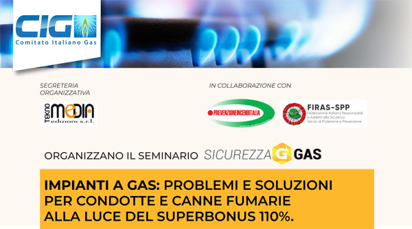 Webinar - Impianti a gas: problemi e soluzioni per condotte e canne fumarie